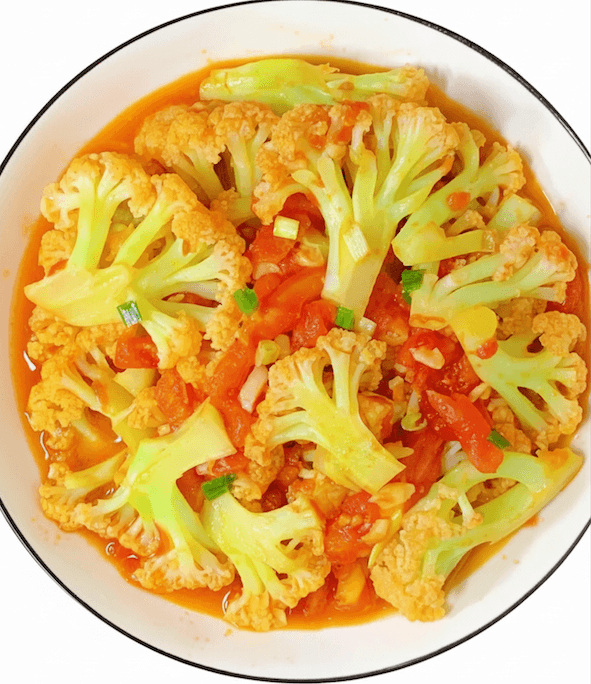 茄汁菜花 (Cauliflower in Tomato Sauce)